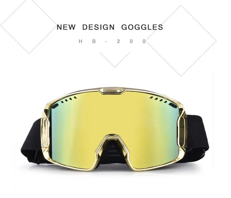 WORLUX UV400 ski goggles with anti-fog UV400 lens for snowboarding - image 20