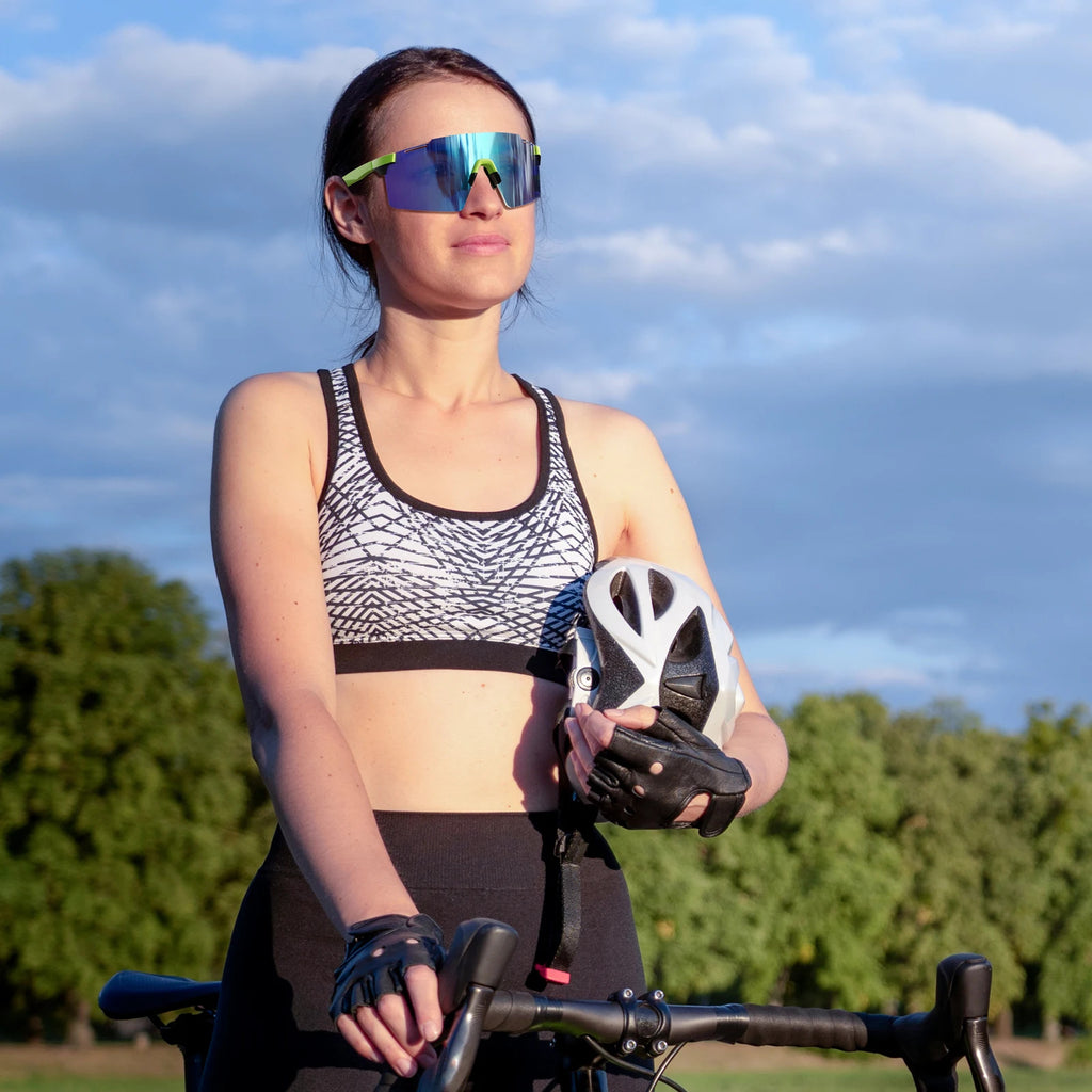 WORLUX KC03-06-C2 sports sunglasses with polarized mirrored lens for cycling and running - image 4