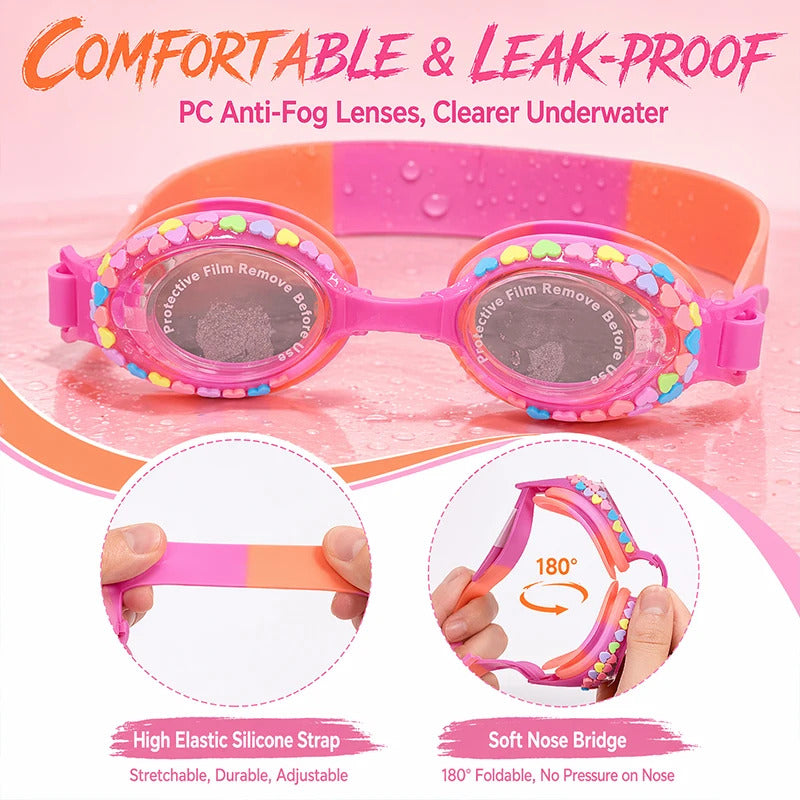 WORLUX kids anti-fog swim goggles for pool training - image 5