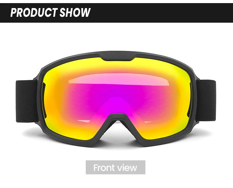 WORLUX UV400 ski goggles with anti-fog UV400 lens for snowboarding - image 19