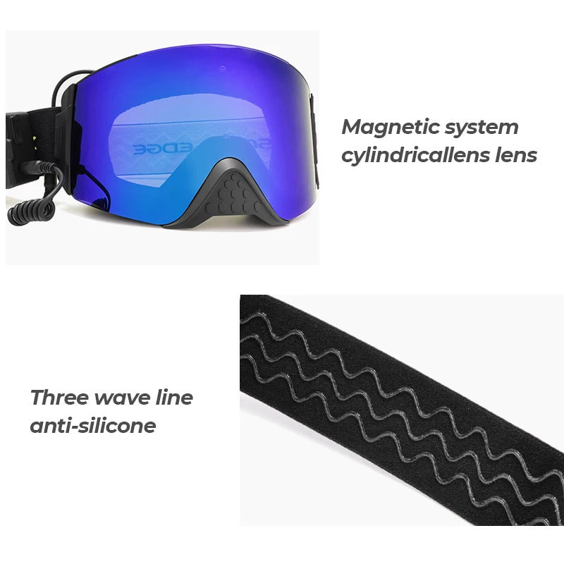 WORLUX ski goggles with magnetic lens for snowboarding - image 16