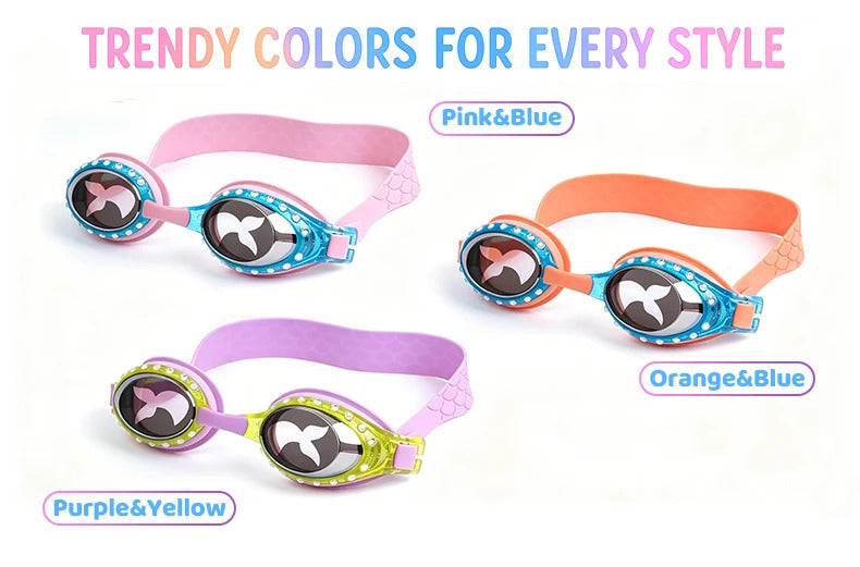 WORLUX kids anti-fog swim goggles for pool training - image 12