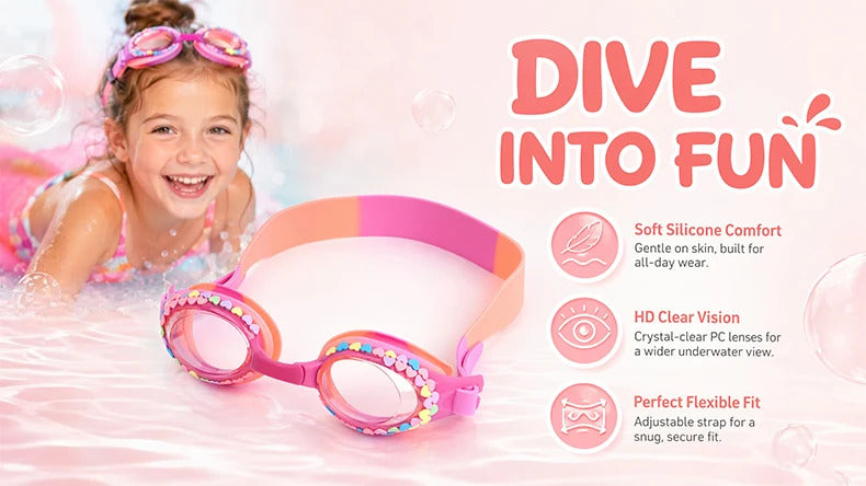 WORLUX kids anti-fog swim goggles for pool training - image 12