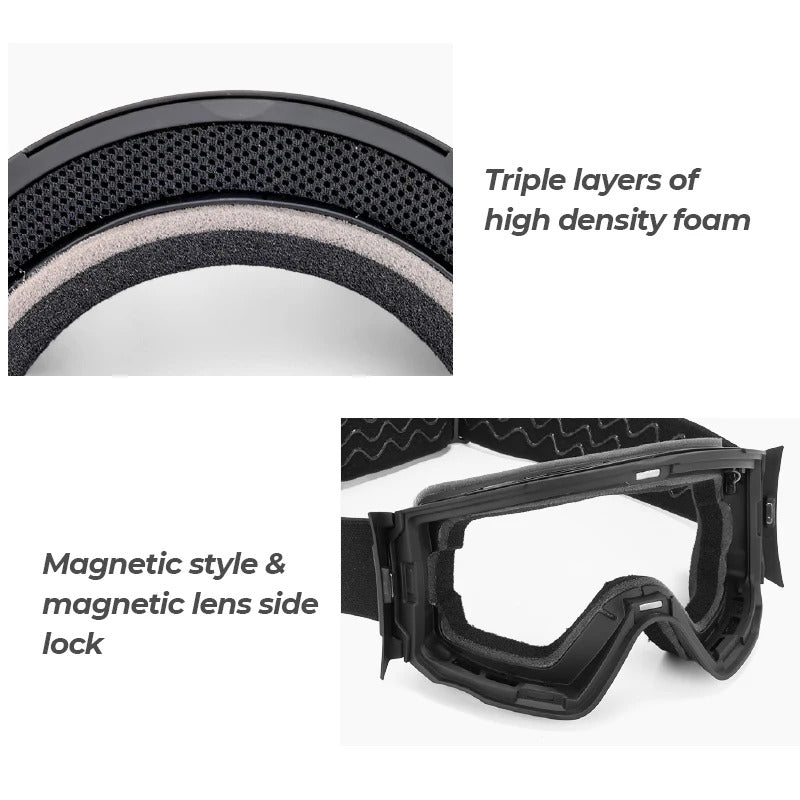 WORLUX ski goggles with magnetic lens for snowboarding - image 5