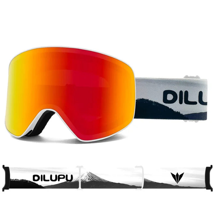WORLUX UV400 ski goggles with anti-fog UV400 lens for snowboarding - image 8