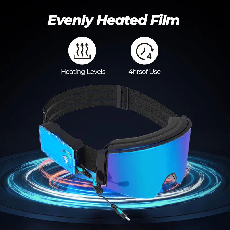 WORLUX ski goggles with magnetic lens, OTG fit for snowboarding - image 4