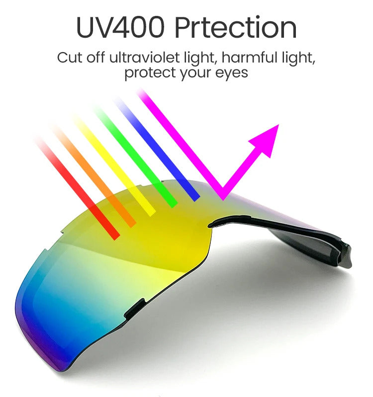 WORLUX UV400 ski goggles with anti-fog UV400 lens for snowboarding - image 23