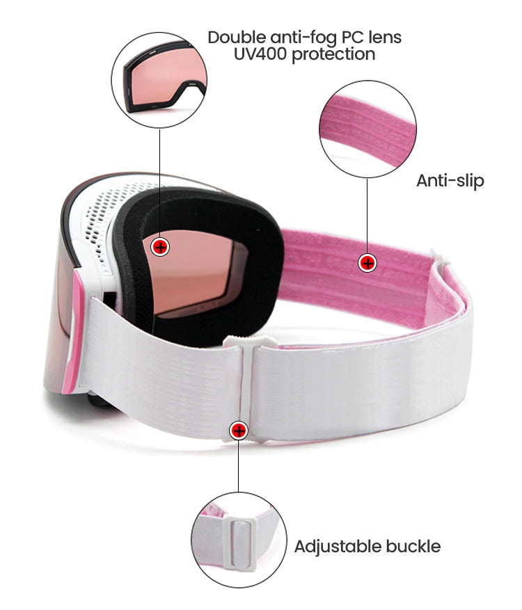 WORLUX ski goggles with magnetic lens for snowboarding - image 4