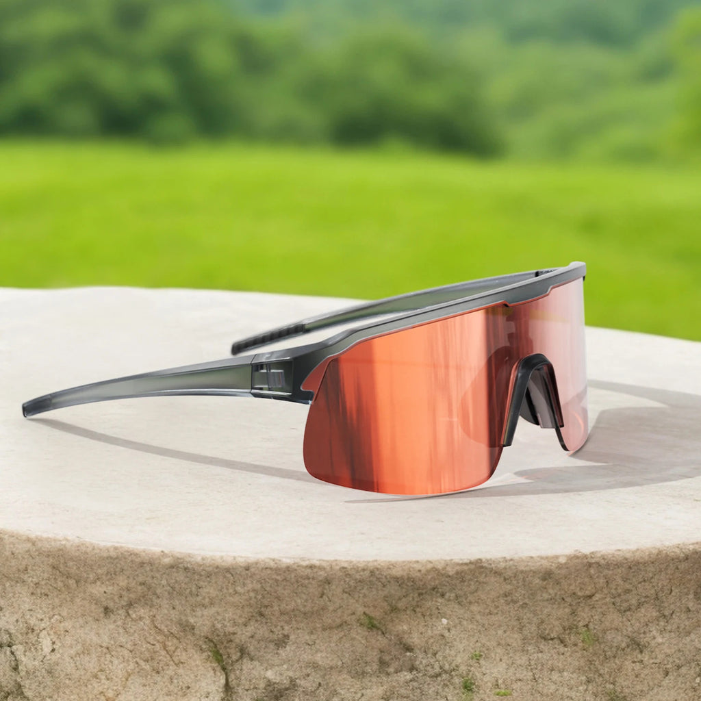 WORLUX KC07-15A-C2 sports sunglasses with polarized mirrored lens for cycling and running - image 4