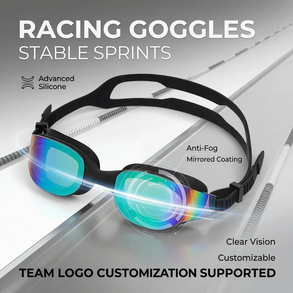 WORLUX anti-fog swim goggles for pool training - image 3