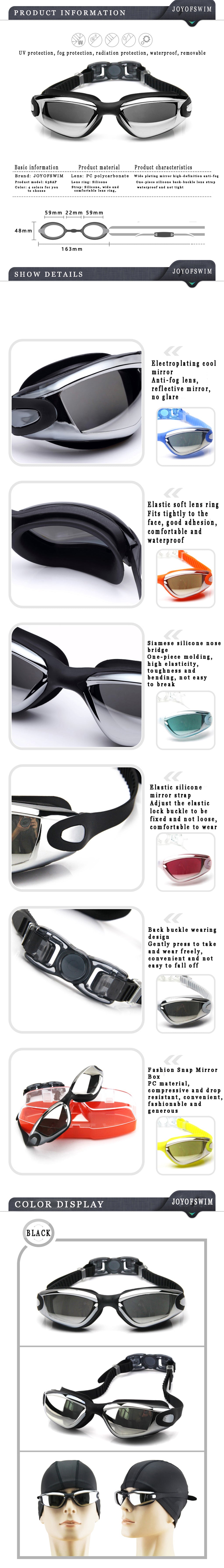 WORLUX anti-fog swim goggles for pool training - image 15