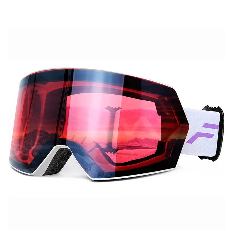 WORLUX ski goggles with anti-fog UV400 lens for snowboarding - image 9