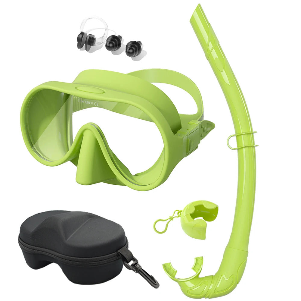 WORLUX tempered glass diving mask for snorkeling and freediving - image 25