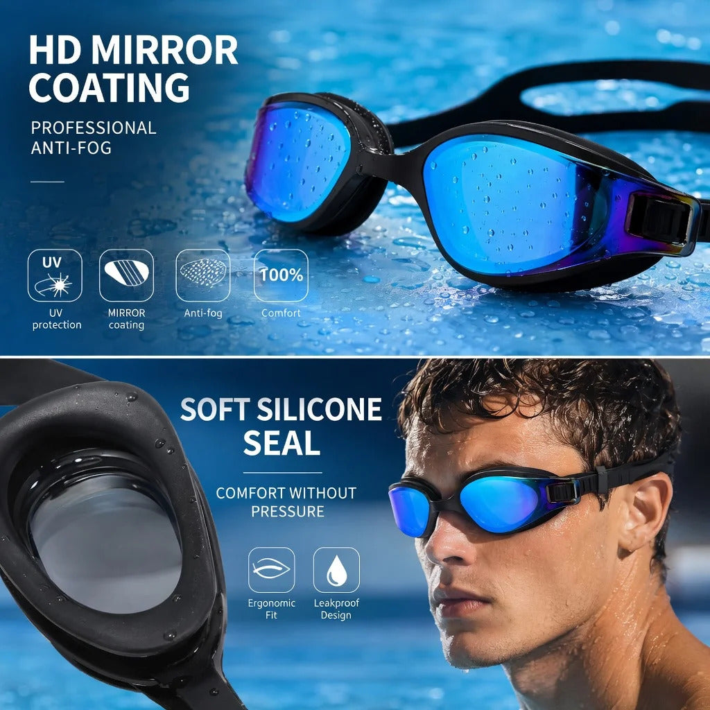 WORLUX anti-fog swim goggles for pool training - image 2