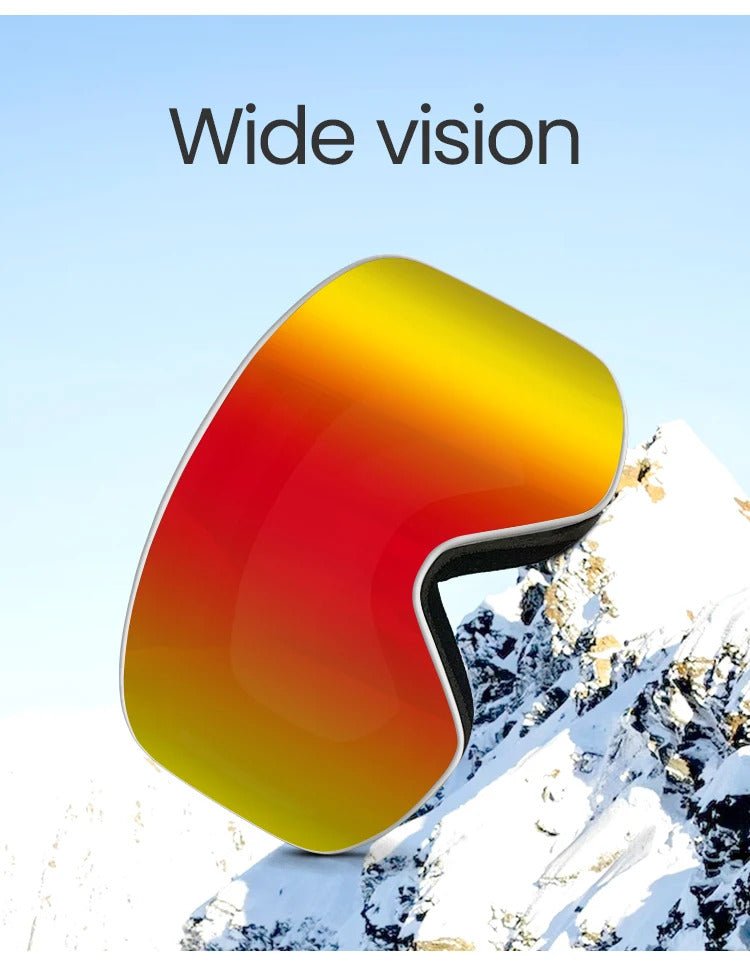 WORLUX UV400 ski goggles with anti-fog UV400 lens for snowboarding - image 25