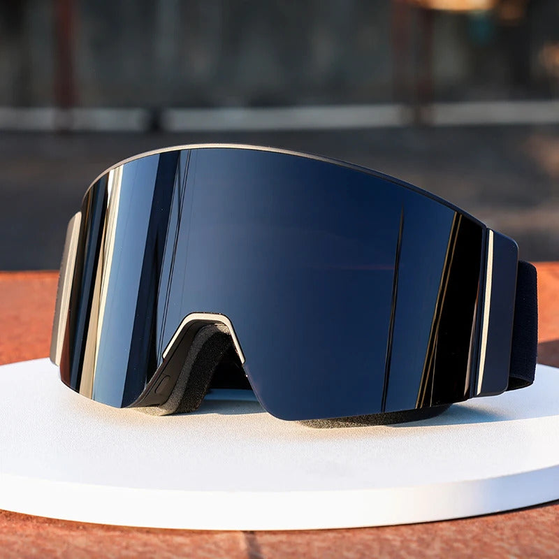 WORLUX ski goggles with magnetic lens, frameless design for snowboarding - image 11