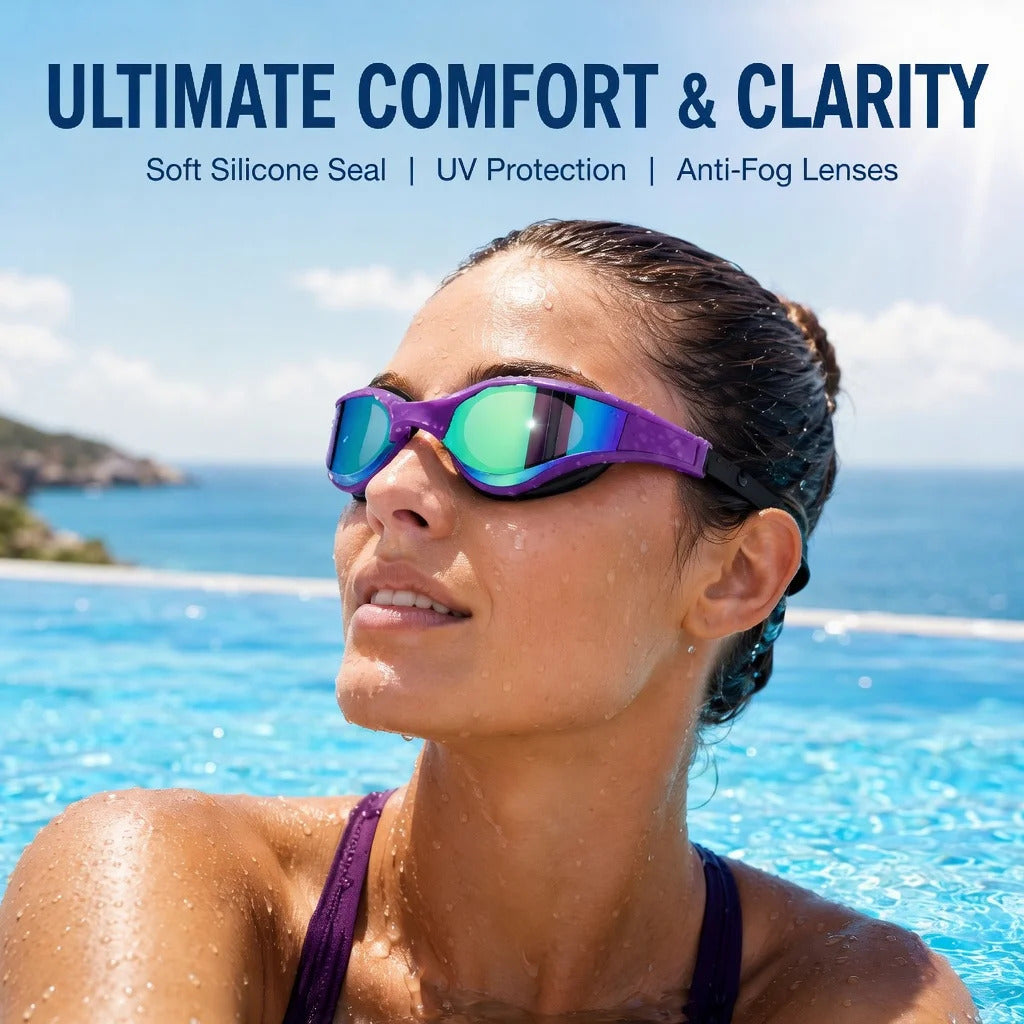 WORLUX anti-fog swim goggles for pool training - image 12