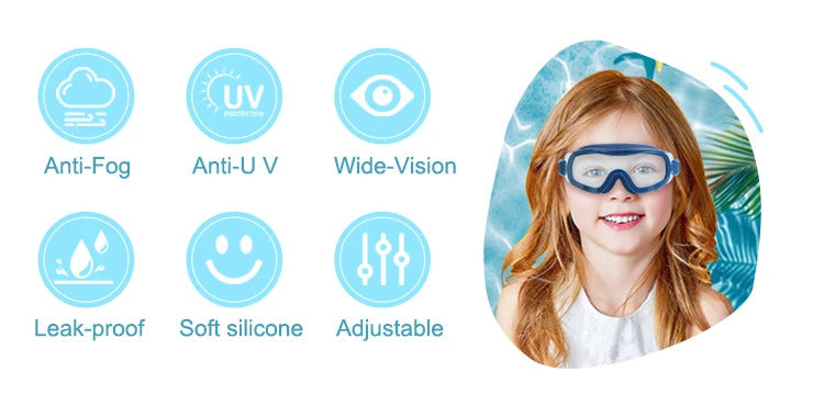 WORLUX kids anti-fog swim goggles for pool training - image 14