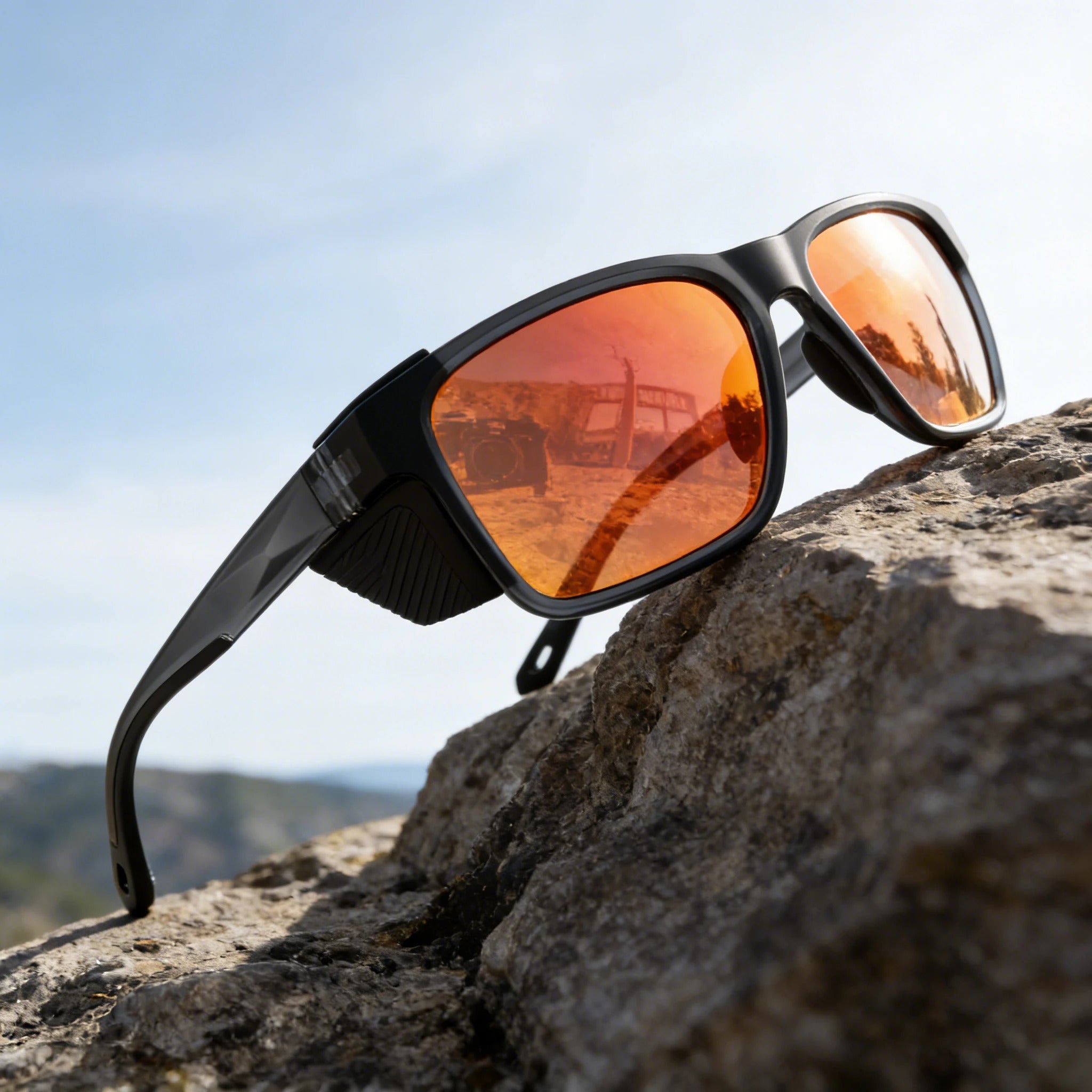 WORLUX KM-Y362F-C3 sports sunglasses with polarized mirrored lens for cycling and hiking - image 1