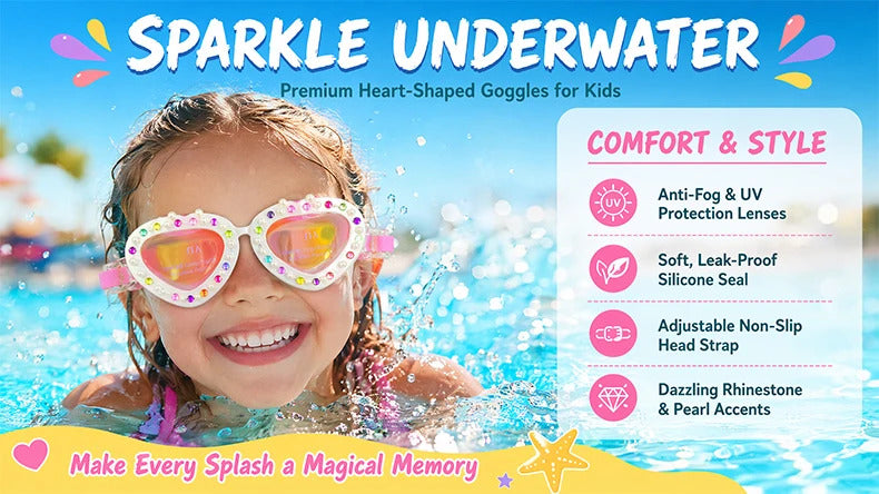 WORLUX kids anti-fog swim goggles for pool training - image 12