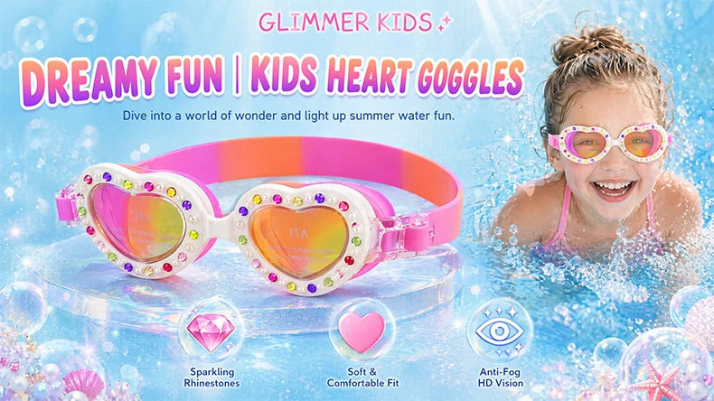 WORLUX kids anti-fog swim goggles for pool training - image 9