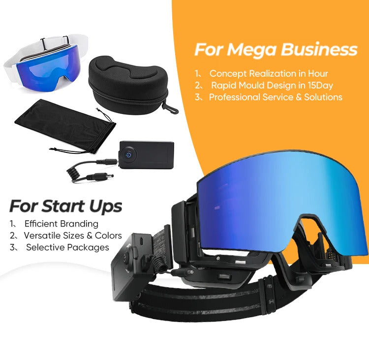 WORLUX ski goggles with magnetic lens for snowboarding - image 4