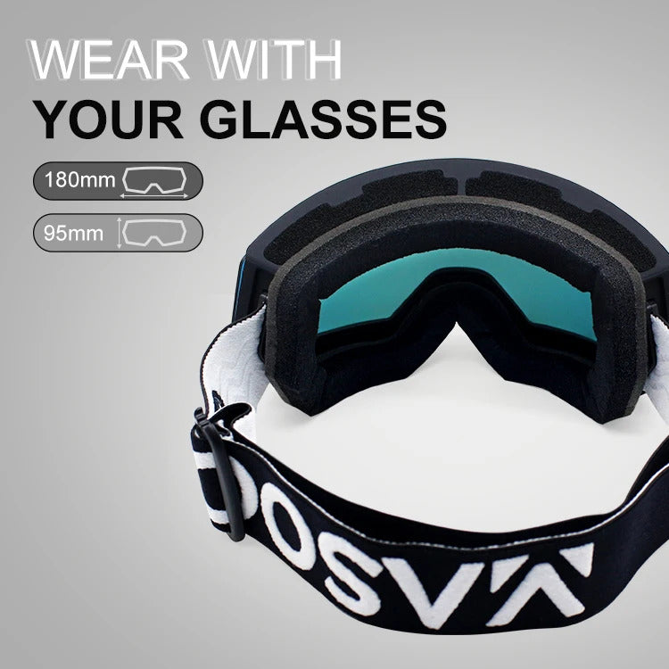 WORLUX ski goggles with anti-fog UV400 lens for snowboarding - image 23