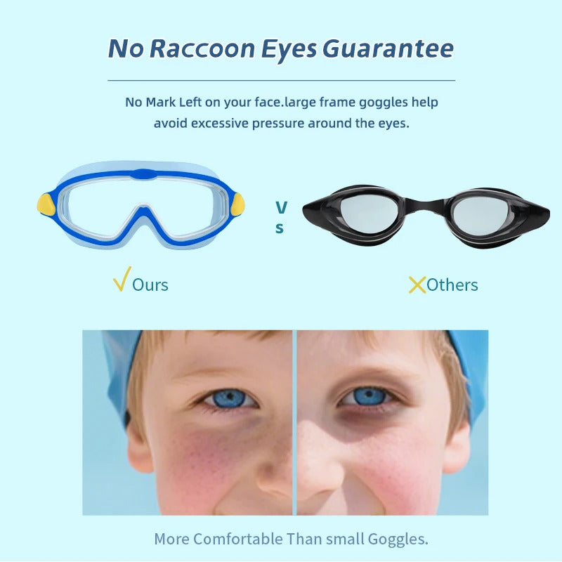 WORLUX kids anti-fog swim goggles for pool training - image 5