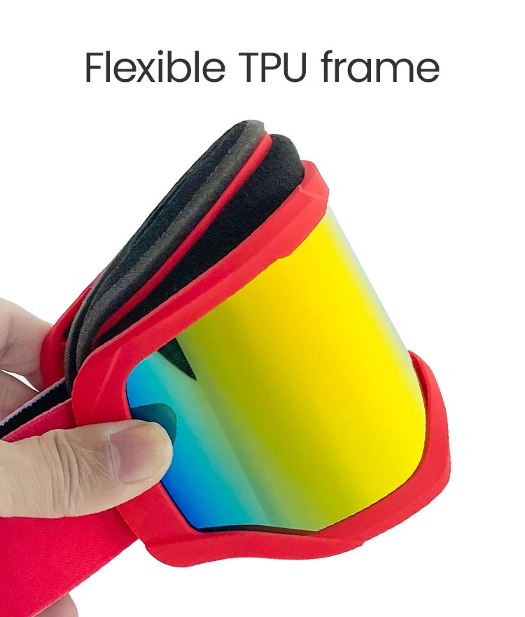 WORLUX UV400 ski goggles with anti-fog UV400 lens for snowboarding - image 6