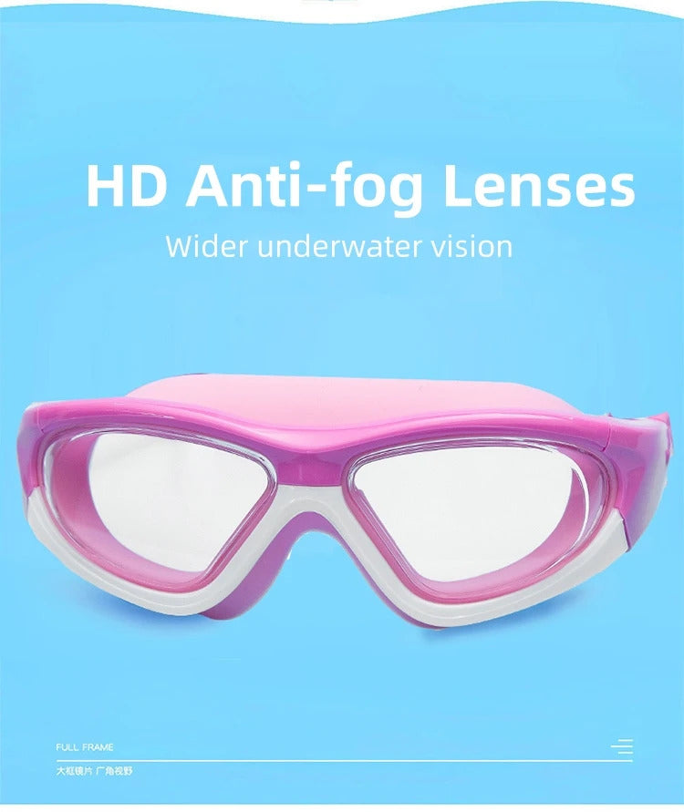 WORLUX kids anti-fog swim goggles for pool training - image 13