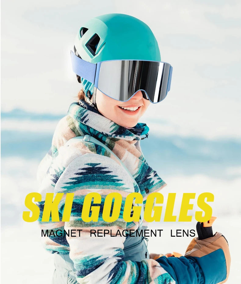 WORLUX ski goggles with anti-fog UV400 lens for snowboarding - image 22