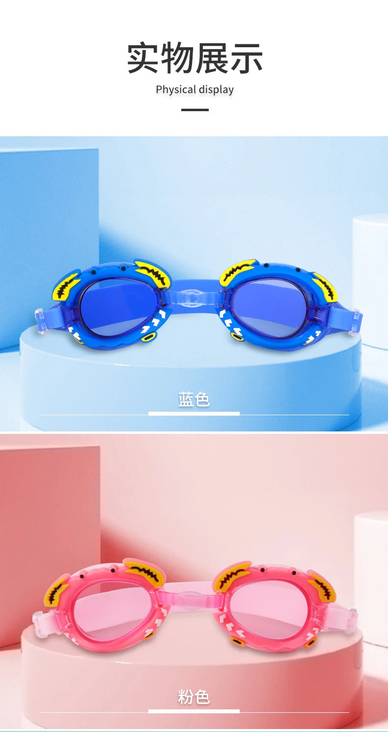 WORLUX kids anti-fog swim goggles for pool training - image 13