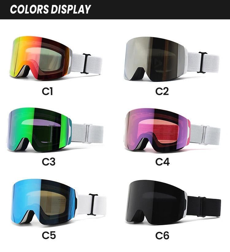 WORLUX ski goggles with magnetic lens for snowboarding - image 6