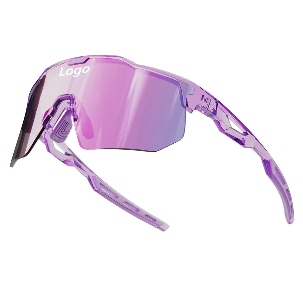 WORLUX JDS2149Y131-C5 sports sunglasses with polarized mirrored lens for cycling and running - image 1