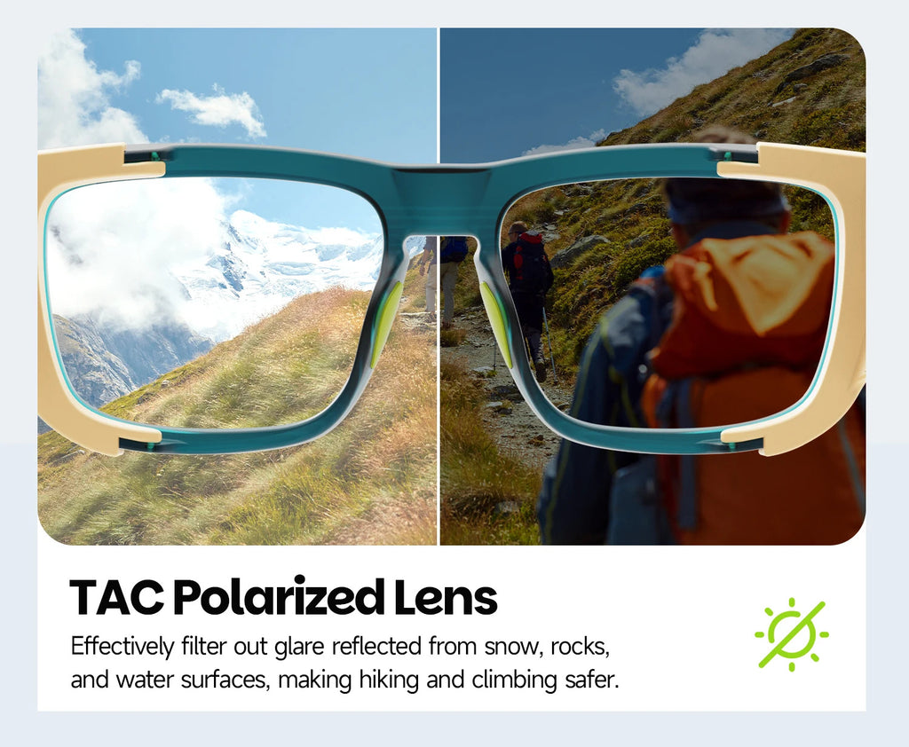 WORLUX sports sunglasses with polarized mirrored lens for hiking and climbing - image 15
