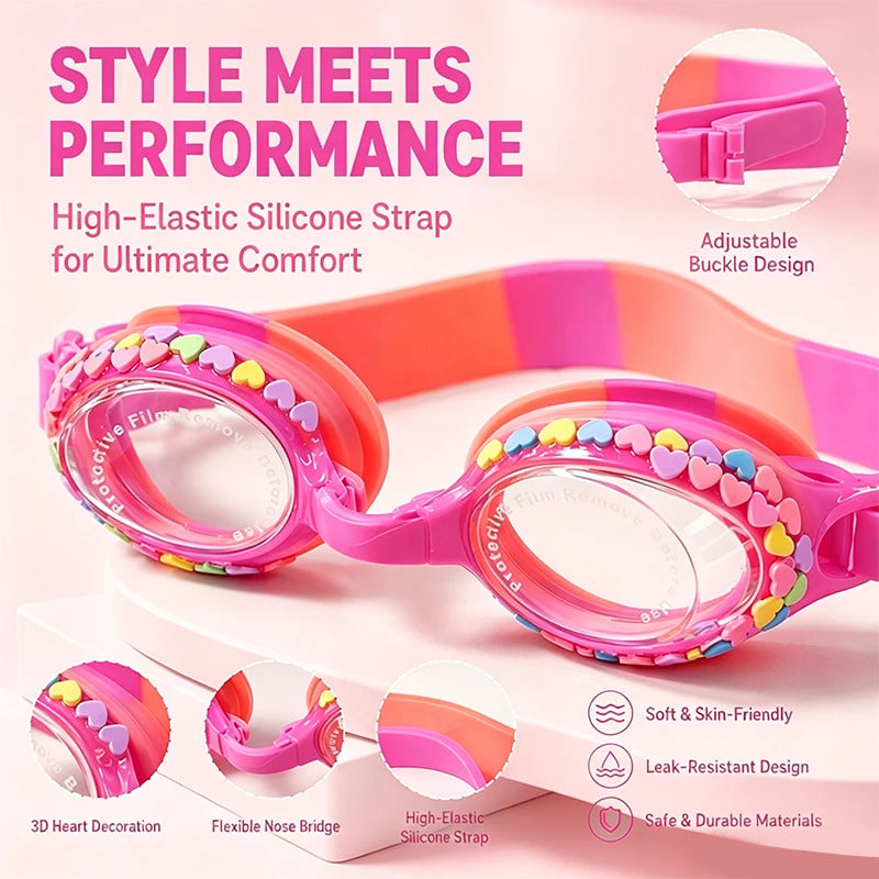 WORLUX kids anti-fog swim goggles for pool training - image 4