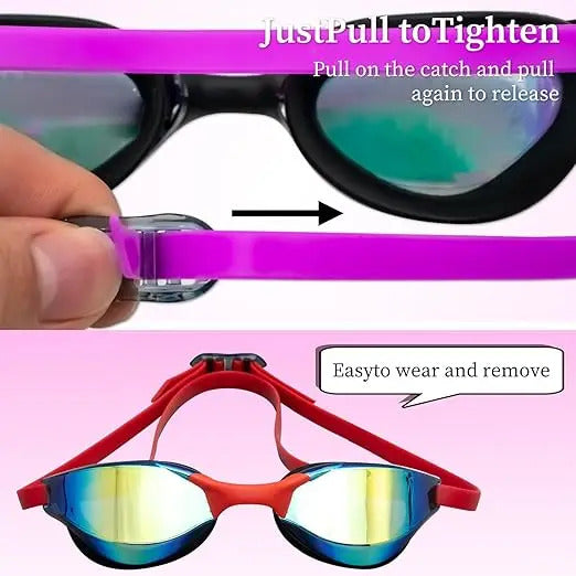 WORLUX anti-fog swim goggles for pool training - image 13