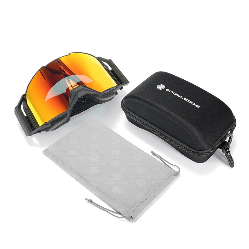 WORLUX ski goggles with anti-fog UV400 lens for snowboarding - image 6
