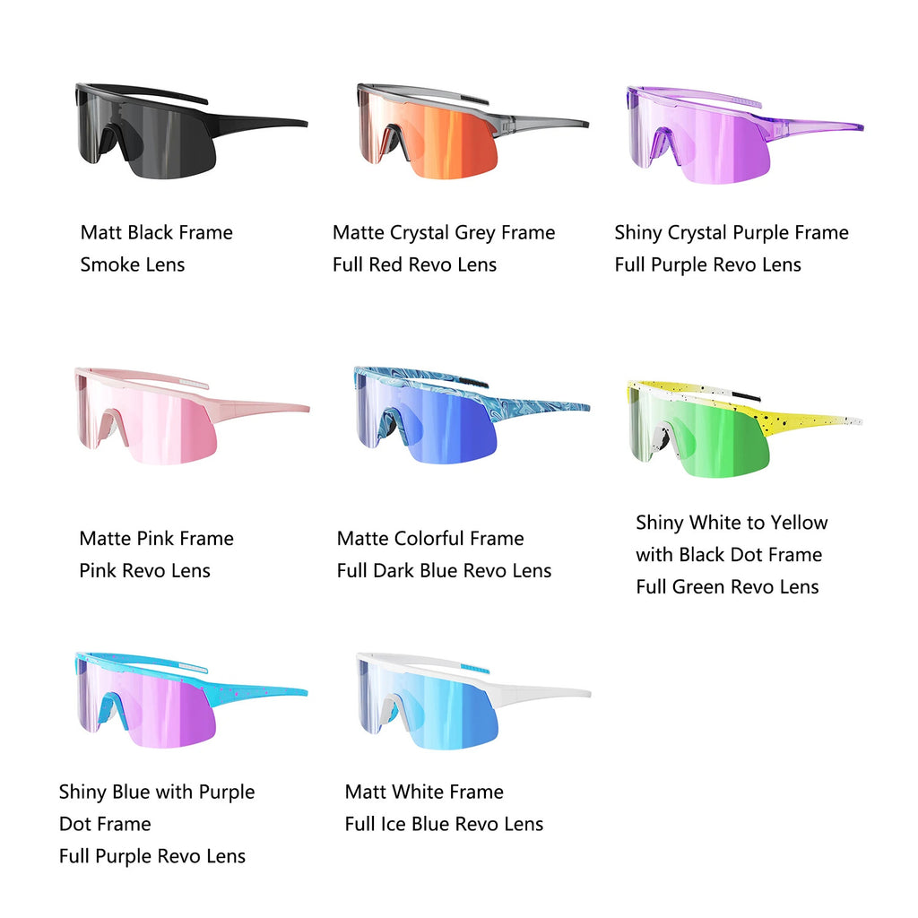 WORLUX KC07-15A-C2 sports sunglasses with polarized UV400 lens for cycling and running - image 6