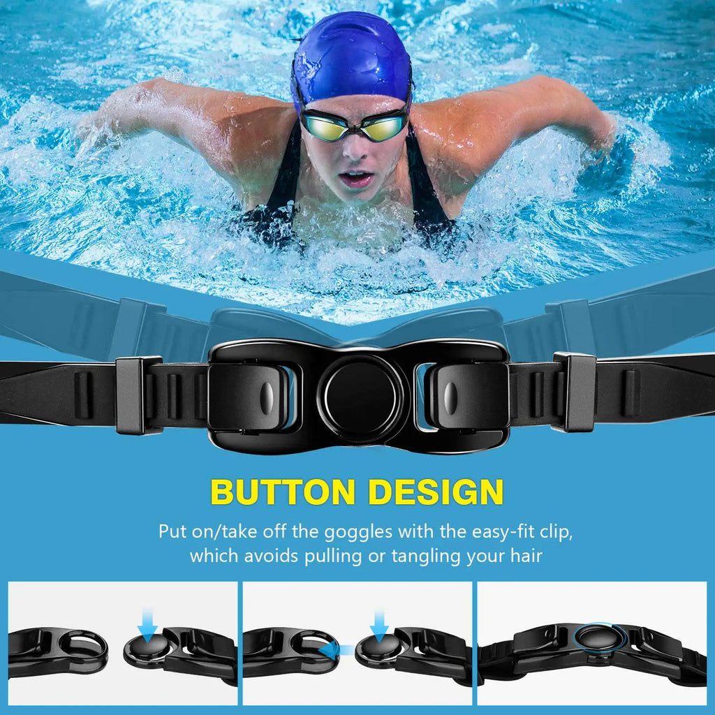 WORLUX anti-fog swim goggles for pool training - image 11