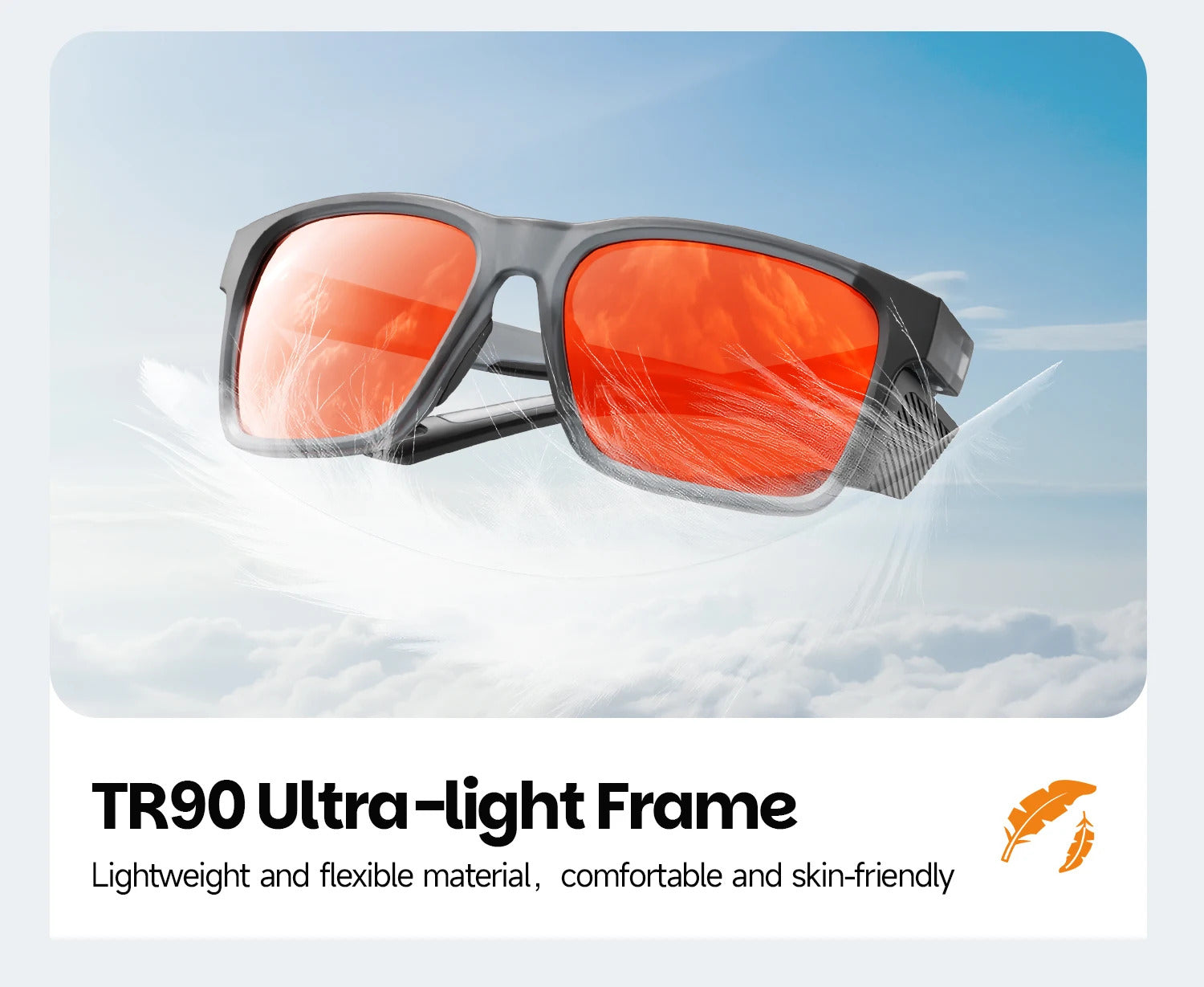 WORLUX KM-Y362F-C3 sports sunglasses with polarized mirrored lens for cycling and hiking - image 14