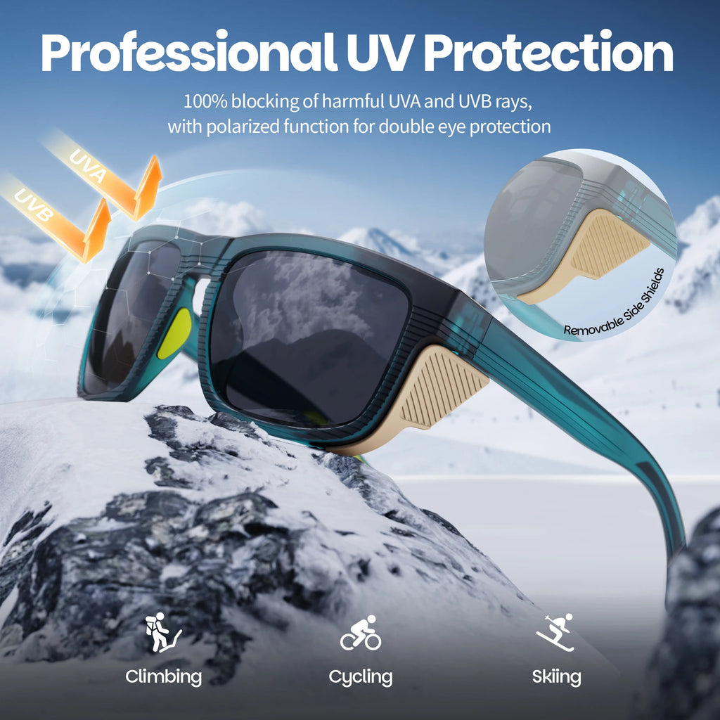 WORLUX sports sunglasses with polarized mirrored lens for hiking and climbing - image 3