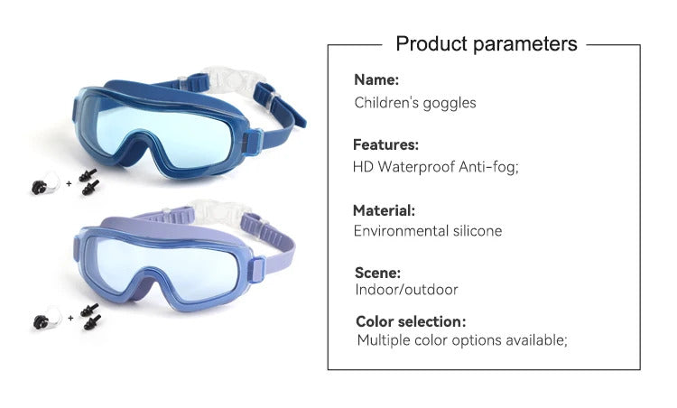 WORLUX kids anti-fog swim goggles for pool training - image 17