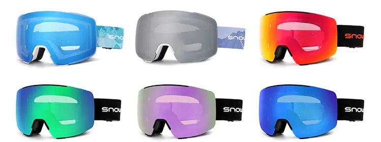 WORLUX ski goggles with magnetic lens, OTG fit for snowboarding - image 14