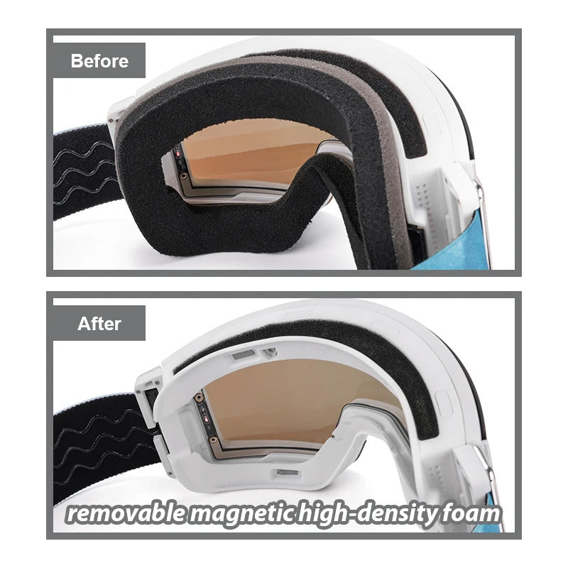 WORLUX ski goggles with magnetic lens for snowboarding - image 4