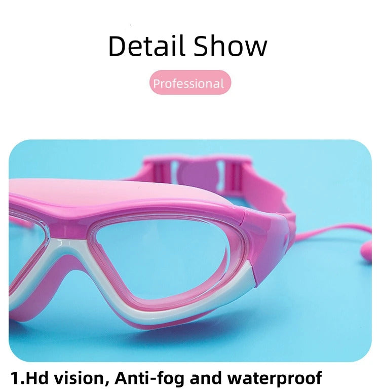 WORLUX kids anti-fog swim goggles for pool training - image 15