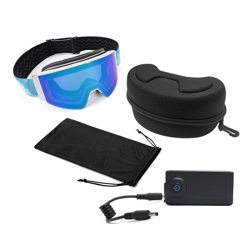 WORLUX ski goggles with magnetic lens, OTG fit for snowboarding - image 3