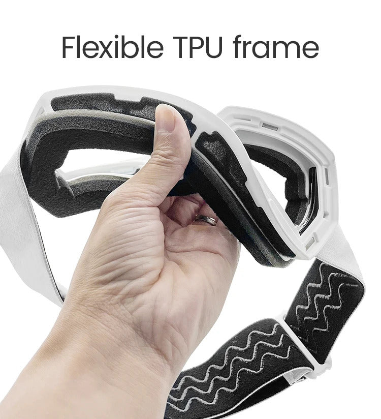 WORLUX ski goggles with magnetic lens, OTG fit for snowboarding - image 4