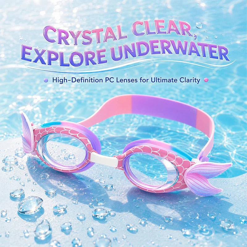 WORLUX kids anti-fog swim goggles for pool training - image 3