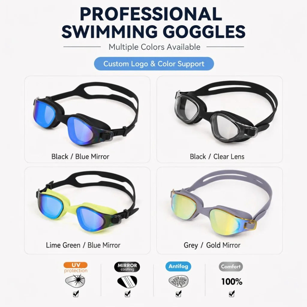 WORLUX anti-fog swim goggles for pool training - image 5